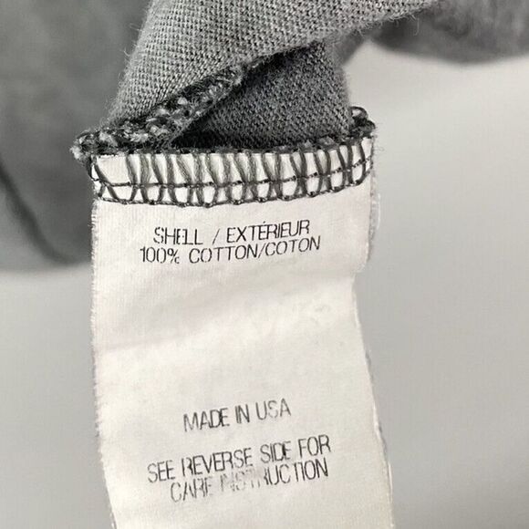 THEYSKENS THEORY Womens Gray Distressed Layered Top 100% Cotton Sz Small S - Picture 8 of 9